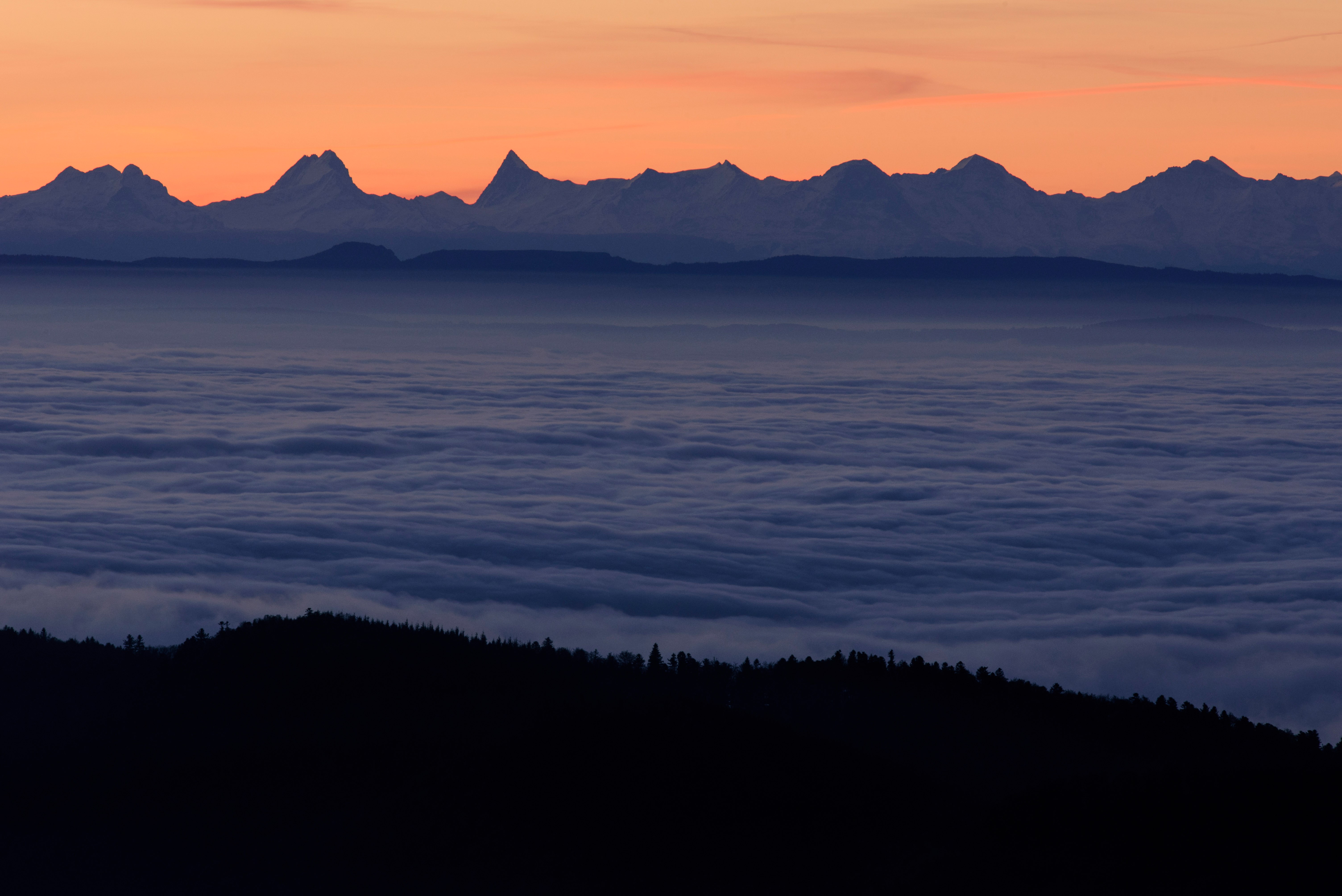 Blick vom Ballon d Alsace