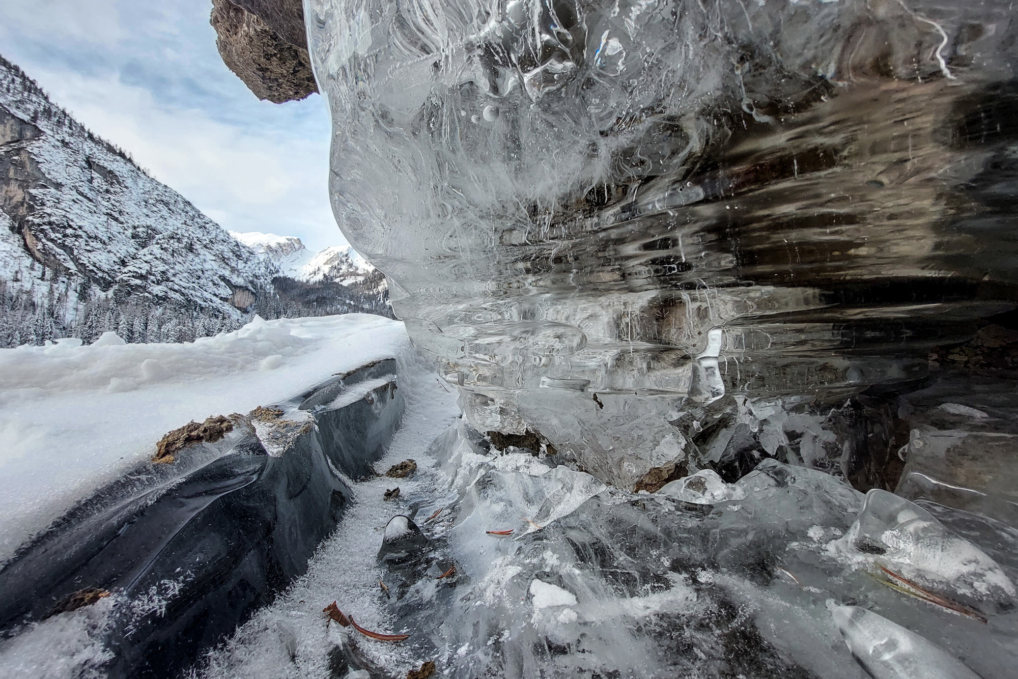 Pragser wildsee winter