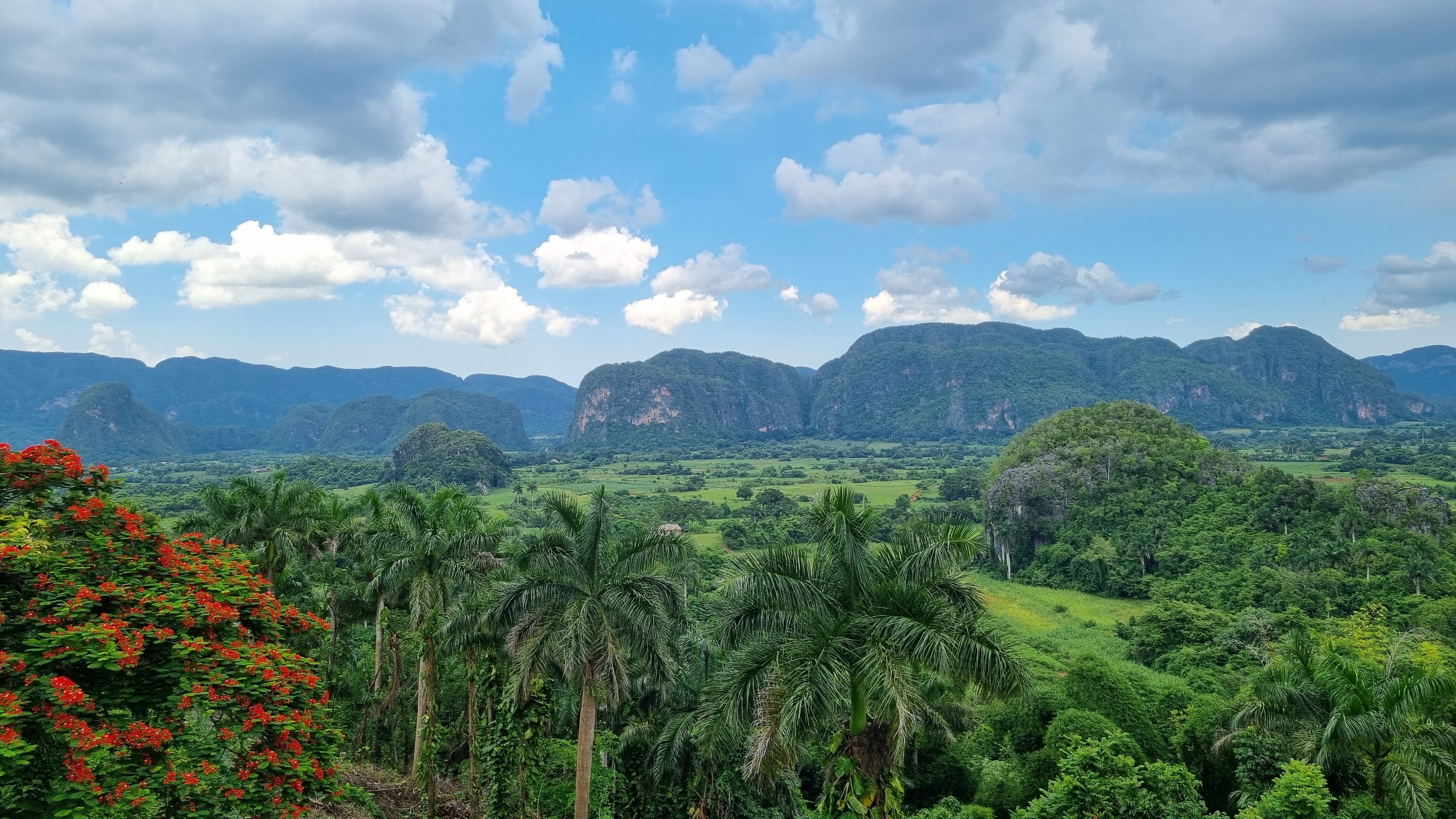 Das Tal um Vignales im Hintergrund die Mogoten